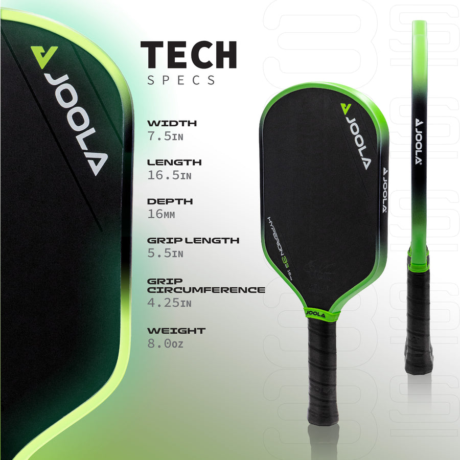 JOOLA Manica Protettiva In Neoprene Per Pagaie Pickleball Allungate (28,6 Cm) - Per Ben Johns Hyperion E Modelli Lunghi